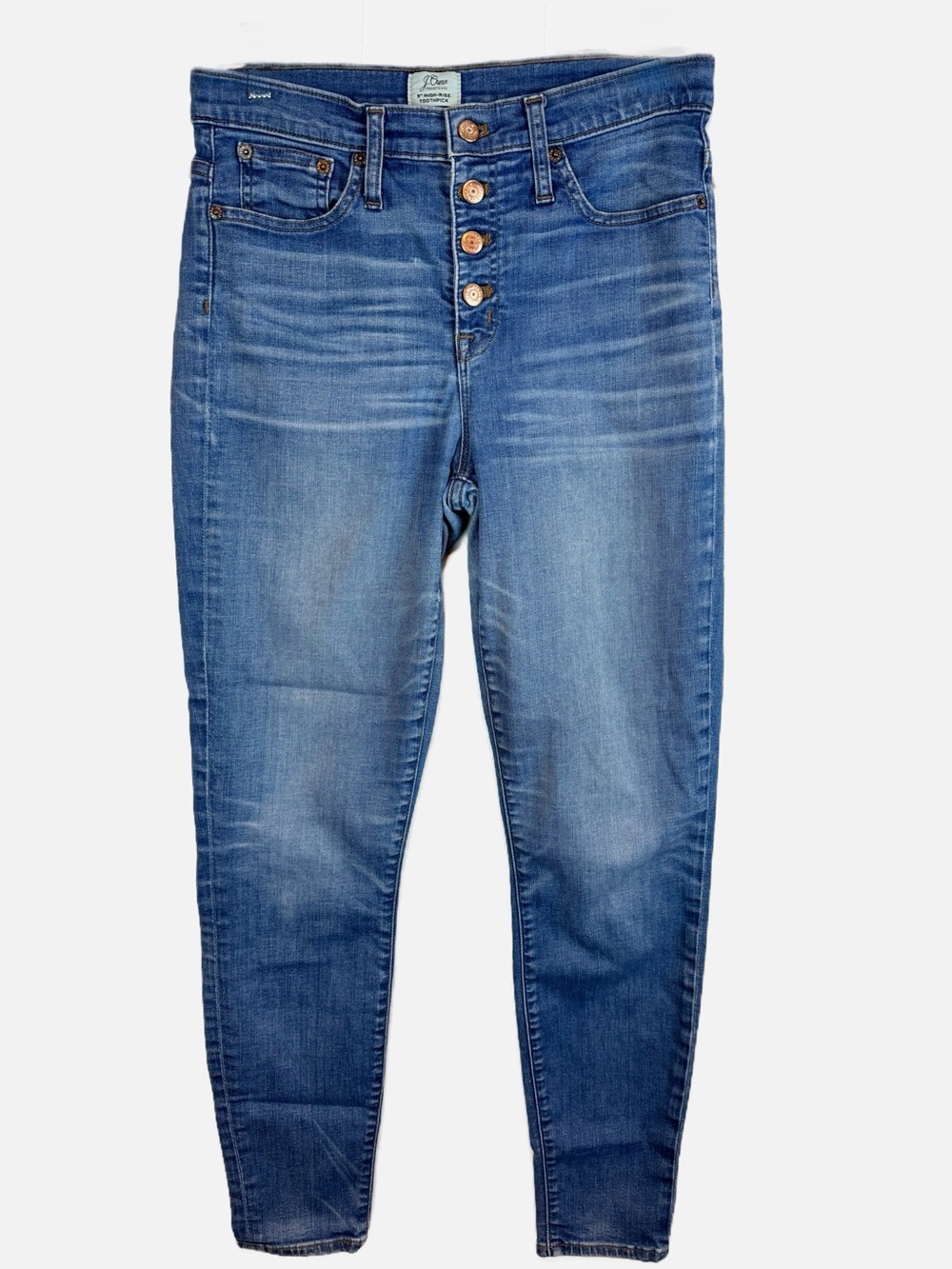 J. Crew | 9" High Rise Toothpick Jean, 30T